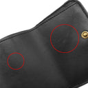 バレンシアガ Balenciaga モナコ BBロゴ ミニ財布 765467 ブラック ラムスキン 三つ折り財布 ヴィンテージ金具 黒 MONACO コンパクトウォレット