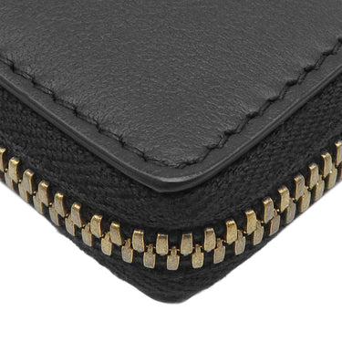 バレンシアガ BALENCIAGA ネオクラシック コンチネンタル ウォレット 640115 ブラック レザー 長財布 ゴールド金具 黒 ロングウォレット ラウンドファスナー