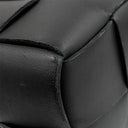 ボッテガヴェネタ BOTTEGA VENETA スモール ブリック カセットバッグ ブラック レザー ショルダーバッグ ゴールド金具 黒