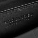ボッテガヴェネタ BOTTEGA VENETA スモール ブリック カセットバッグ ブラック レザー ショルダーバッグ ゴールド金具 黒