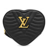 ルイヴィトン LOUIS VUITTON ニューウェーブ ハートバッグ M52796 ブラック レザー ショルダーバッグ ゴールド金具 黒