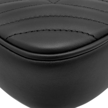 ルイヴィトン LOUIS VUITTON ニューウェーブ ハートバッグ M52796 ブラック レザー ショルダーバッグ ゴールド金具 黒