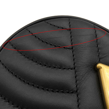 ルイヴィトン LOUIS VUITTON ニューウェーブ ハートバッグ M52796 ブラック レザー ショルダーバッグ ゴールド金具 黒