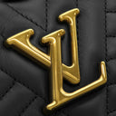 ルイヴィトン LOUIS VUITTON ニューウェーブ ハートバッグ M52796 ブラック レザー ショルダーバッグ ゴールド金具 黒