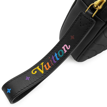 ルイヴィトン LOUIS VUITTON ニューウェーブ ハートバッグ M52796 ブラック レザー ショルダーバッグ ゴールド金具 黒