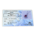 ノンブランド NON BRAND ルビー 0.70ct ダイヤモンド ペンダント レッド×プラチナシルバー Pt900 ルビー ダイヤモンド PT850(チェーン) ネックレス 赤 レッド 1石 1粒 オーバルミックスカット プラチナ フラワー
