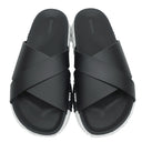 エルメス HERMES インフラ H241919ZH02390 ブラック カーフ ゴム #41 サンダル 新品 未使用 黒 白 ホワイトソール 超軽量ソール H