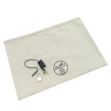 エルメス HERMES エールバッグジップPM 31 ルトゥルネ ブラック×ネイビー×ブラウン レザー トワルミリタリー ヴァッシュハンター 2WAYバッグ シルバー金具 バイカラー