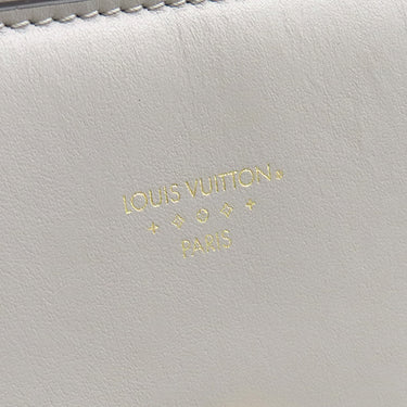 ルイヴィトン LOUIS VUITTON LV PONT9 LVポンヌフ M55950 クレーム スムースレザー ショルダーバッグ ゴールド金具 白 LVサークル
