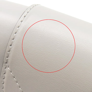 ルイヴィトン LOUIS VUITTON LV PONT9 LVポンヌフ M55950 クレーム スムースレザー ショルダーバッグ ゴールド金具 白 LVサークル