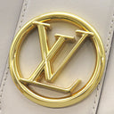 ルイヴィトン LOUIS VUITTON LV PONT9 LVポンヌフ M55950 クレーム スムースレザー ショルダーバッグ ゴールド金具 白 LVサークル