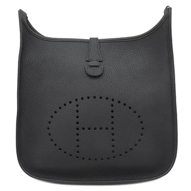 エルメス HERMES エヴリン3 PM ブラック トリヨンクレマンス ショルダーバッグ シルバー金具 黒 2025年製