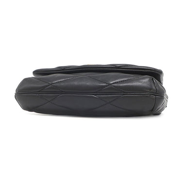 サンローラン SAINT LAURENT LE 5 A 7 ショルダーバッグ 698567 AAAO0 1000 ブラック ラムスキン ショルダーバッグ ゴールド金具 ワンショルダー