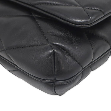 サンローラン SAINT LAURENT LE 5 A 7 ショルダーバッグ 698567 AAAO0 1000 ブラック ラムスキン ショルダーバッグ ゴールド金具 ワンショルダー