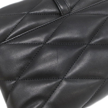 サンローラン SAINT LAURENT LE 5 A 7 ショルダーバッグ 698567 AAAO0 1000 ブラック ラムスキン ショルダーバッグ ゴールド金具 ワンショルダー