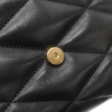 サンローラン SAINT LAURENT LE 5 A 7 ショルダーバッグ 698567 AAAO0 1000 ブラック ラムスキン ショルダーバッグ ゴールド金具 ワンショルダー