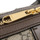 グッチ GUCCI スモール トップハンドル 772061 ベージュ×ブラウン GGスプリームキャンバス レザー 2WAYバッグ ゴールド金具 ボストントラベル シェリー ウェブ
