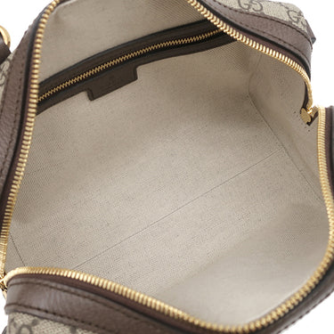 グッチ GUCCI スモール トップハンドル 772061 ベージュ×ブラウン GGスプリームキャンバス レザー 2WAYバッグ ゴールド金具 ボストントラベル シェリー ウェブ