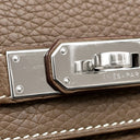 エルメス HERMES バーキン30 エトゥープ トリヨンクレマンス ハンドバッグ シルバー金具 グレージュ