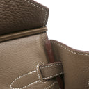 エルメス HERMES バーキン30 エトゥープ トリヨンクレマンス ハンドバッグ シルバー金具 グレージュ