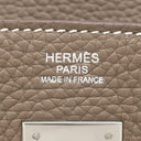 エルメス HERMES バーキン30 エトゥープ トリヨンクレマンス ハンドバッグ シルバー金具 グレージュ