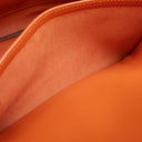 エルメス HERMES バーキン 30 タンジェリン オーストリッチ ハンドバッグ シルバー金具