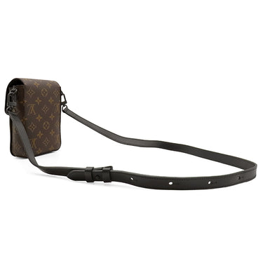 ルイヴィトン Louis Vuitton Sロック ヴェルティカル ウエアラブルウォレット M81522 モノグラムマカサー モノグラムマカサー ショルダーバッグ ブラック金具