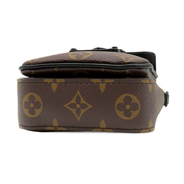 ルイヴィトン Louis Vuitton Sロック ヴェルティカル ウエアラブルウォレット M81522 モノグラムマカサー モノグラムマカサー ショルダーバッグ ブラック金具