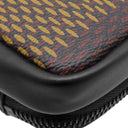 ルイヴィトン Louis Vuitton ダブルフォンポーチ N40377 ダミエジャイアント レザー ダミエエベヌジャイアントキャンバス ショルダーバッグ ブラック金具 LVスクエアード コレクション NIGO カメ