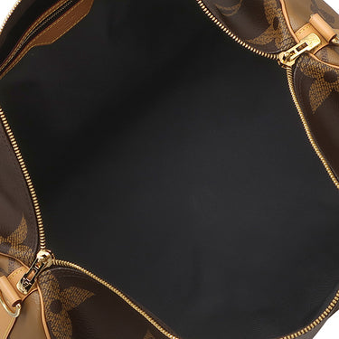 ルイヴィトン LOUIS VUITTON キーポル バンドリエール50 M44739 モノグラムジャイアントリバース レザー モノグラムジャイアントリバースキャンバス ボストンバッグ ゴールド金具 茶