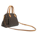 ルイヴィトン LOUIS VUITTON リボリー PM M44543 モノグラム モノグラムキャンバス 2WAYバッグ ゴールド金具 茶 ハンドバッグ 鍵・パドロック欠品