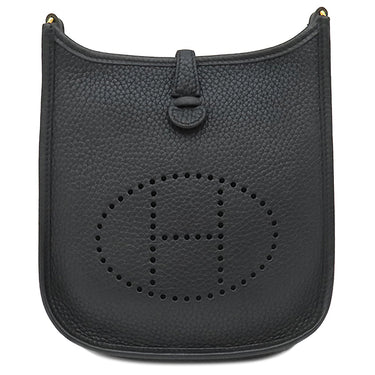エルメス HERMES エヴリン TPM 16 フリッパーボール ブラック トリヨンクレマンス ショルダーバッグ ゴールド金具 黒 2024年製