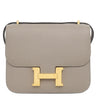 エルメス HERMES コンスタンス3 ミニ グリアスファルト×ジョーヌアンブル ヴォーエプソン ショルダーバッグ ゴールド金具 【PO品】