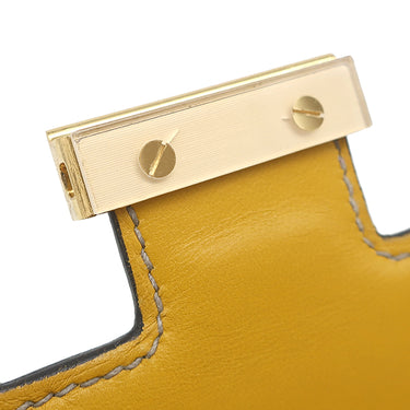 エルメス HERMES コンスタンス3 ミニ グリアスファルト×ジョーヌアンブル ヴォーエプソン ショルダーバッグ ゴールド金具 【PO品】