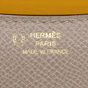 エルメス HERMES コンスタンス3 ミニ グリアスファルト×ジョーヌアンブル ヴォーエプソン ショルダーバッグ ゴールド金具 【PO品】