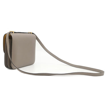 エルメス HERMES コンスタンス3 ミニ グリアスファルト×ジョーヌアンブル ヴォーエプソン ショルダーバッグ ゴールド金具 【PO品】