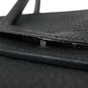 エルメス HERMES バーキン35 ブラック トゴ ハンドバッグ シルバー金具 黒