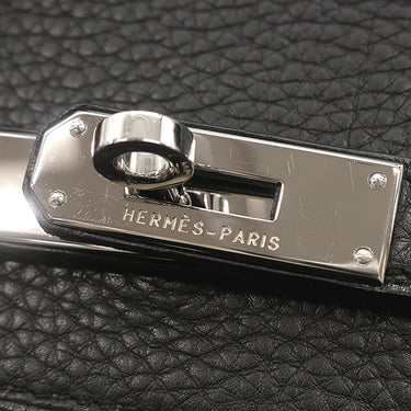 エルメス HERMES バーキン35 ブラック トゴ ハンドバッグ シルバー金具 黒