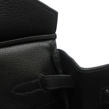 エルメス HERMES バーキン35 ブラック トゴ ハンドバッグ シルバー金具 黒