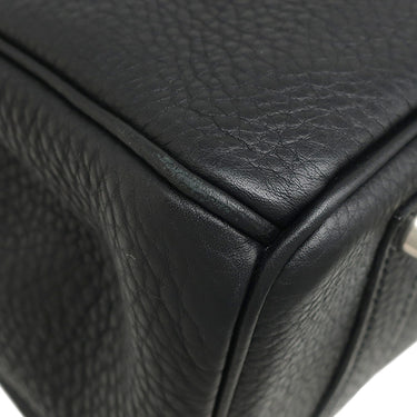 エルメス HERMES バーキン35 ブラック トゴ ハンドバッグ シルバー金具 黒