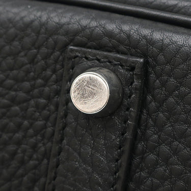 エルメス HERMES バーキン35 ブラック トゴ ハンドバッグ シルバー金具 黒