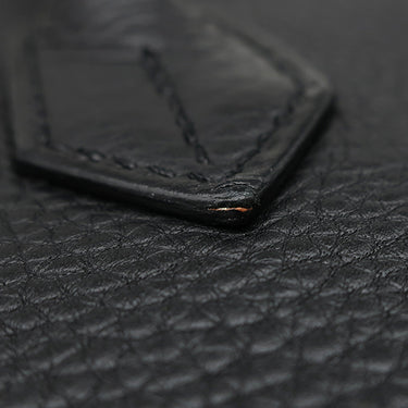 エルメス HERMES バーキン35 ブラック トゴ ハンドバッグ シルバー金具 黒