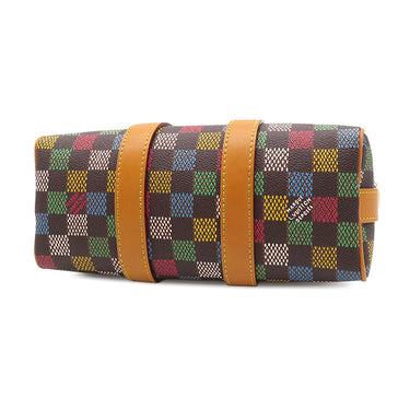 ルイヴィトン LOUIS VUITTON キーポル バンドリエール 25 N00148 マルチカラー ダミエキャンバス LVバーズ ダミエエベヌキャンバス 2WAYバッグ ゴールド金具 ファレル ウィリアムス