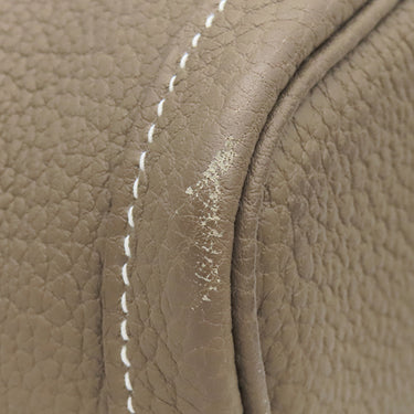 エルメス HERMES ガーデンパーティ PM エトゥープ ネゴンダ トートバッグ シルバー金具 グレージュ