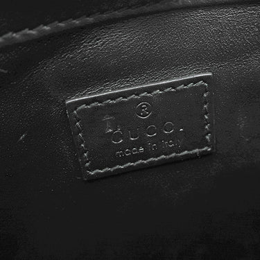 グッチ GUCCI デコ ミニ チェーンショルダー 741457 ブラック レザー ショルダーバッグ シルバー金具 インターロッキング ゴールド×シルバー キルティング