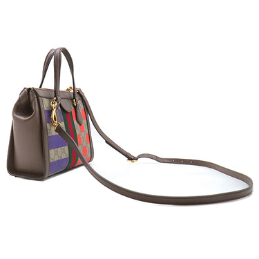 グッチ Gucci オフィディア GG スモール 547551 ベージュ GGスプリームキャンバス レザー 2WAYバッグ ゴールド金具 ジオメトリックプリント ハンドバッグ