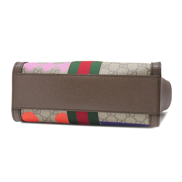 グッチ Gucci オフィディア GG スモール 547551 ベージュ GGスプリームキャンバス レザー 2WAYバッグ ゴールド金具 ジオメトリックプリント ハンドバッグ