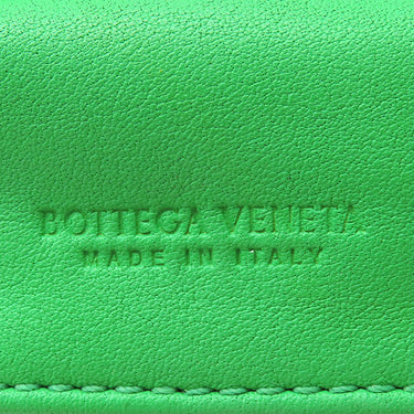 ボッテガヴェネタ Bottega Veneta ミニ ザ ツイスト グリーン レザー ハンドバッグ ゴールド金具 緑