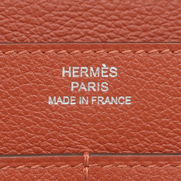エルメス HERMES ドゴンデュオ ドゴンGM ブリック エバーカラー 長財布