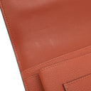 エルメス HERMES ドゴンデュオ ドゴンGM ブリック エバーカラー 長財布 シルバー金具 赤茶 ブリック ロングウォレット